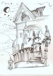 Stříbrný věk  /20-30cm./  tuš,papir    