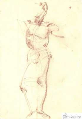 sketch   29-20cm.   paper, pencil